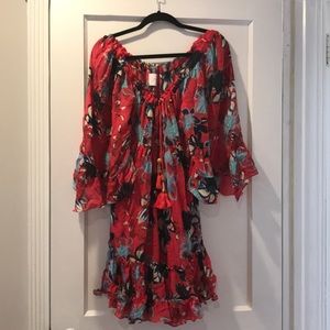 Stunning Anthropologie TRYB beachy summer dress